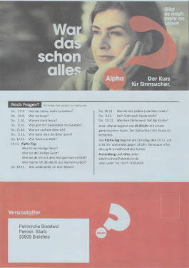 Alphakurs-Flyer